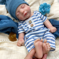 Poupées Reborn en Silicone Souple de 18 Pouces avec Corps Pondéré, Jouets Interactifs pour Tout-Petits, Collection d'Artistes, Poupées Anatomiquement Correctes