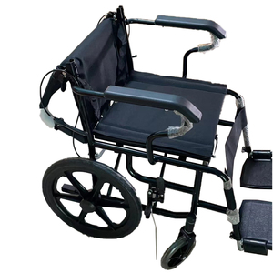 Silla de Ruedas Plegable Portátil de Acero, Manual, Multifuncional, Ligera y de Alta Calidad para Personas con Discapacidad, Uso en Clínicas y Aeropuertos, 1 Año de Garantía - Product Image 3