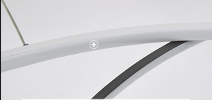 L35.5in nhôm Silicone tuyến tính đèn chùm đơn giản dài dòng chéo treo ARC mặt dây đèn bàn ăn Bar truy cập ánh sáng - Product Image 3