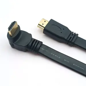 Ultra Thin HDMI Cable Micro to HDMI Mini Right Angle Flat Ribbon