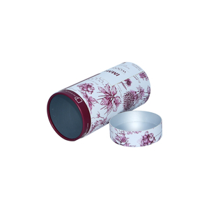 Emballage en cylindre de papier rigide de qualité alimentaire pour le thé et la <span class=keywords><strong>vodka</strong></span> avec gaufrage et laminage mat - Product Image 2