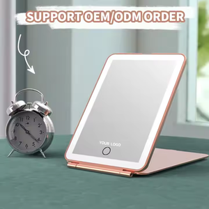 Espejo de maquillaje Led portátil recargable Espejo de tocador plegable Espejo de maquillaje plegable - Product Image 6