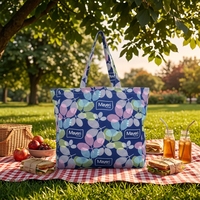 Sac fourre-tout en toile personnalisé en usine, grande capacité, sublimation intégrale, écologique, réutilisable, pour le shopping en extérieur, promotion de marque