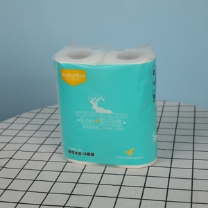 Kunden spezifisches starkes umwelt freundliches weiches saugfähiges 3-lagiges Toiletten papier 16 <span class=keywords><strong>Mega</strong></span>-Rollen Heimgebrauch mit Design - Product Image 1