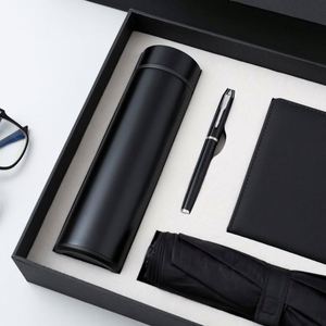 Business Gift Box Set PU Notebook Business Metal <b>Pen</b> Insulated Cup Umbrella High Quality Enterprise Customization LOGO - Product Image 4