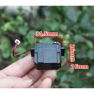 Moteur miniature à courant continu à engrenages 41x31.5x17mm à balais pour la robotique et les projets DIY - Product Image 4