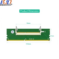 Tarjeta Adaptadora de Memoria RAM de Interfaz DIMM DDR3 para Computadora de Escritorio, Conector SO-DIMM DDR3 para Laptop Nueva de Fábrica 2026