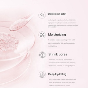 OEM personnalisé Bangwei Salon de beauté Spa Rose Film doux hydrate le visage Soins de la peau Masque facial en <span class=keywords><strong>poudre</strong></span> - Product Image 4