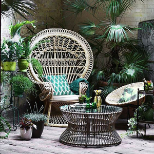 <span class=keywords><strong>Fauteuil</strong></span> <span class=keywords><strong>suspendu</strong></span> œuf en rotin pour <span class=keywords><strong>jardin</strong></span> et terrasse, avec support, modèle Paon - Product Image 2