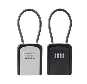 Outdoor <b>Safe</b> Key Security <b>Box</b> Hanging Portable Alloy <b>Safe</b> Car 4 Digit Digital Wall Mouted House School Office Use Key Locker <b>Box</b> - Product Image 2