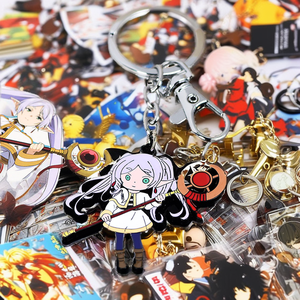 พวงกุญแจโลหะผสมลายนูนตัวละครอนิเมะ <span class=keywords><strong>Blue</strong></span> <span class=keywords><strong>Exorcist</strong></span>  แบบกระเป๋าเป้สะพายหลัง  ตัวละครจากเรื่อง Frieren at the Funeral - Product Image 4