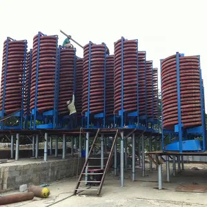 Mining Spiral Chute For Chromite Gravity Spiral Chute Mineral Spiral Concentrator Machinery For Ore Separation