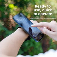 Support de téléphone portable magnétique en caoutchouc avec logo personnalisé, support de poignet portable pour cadeaux promotionnels d'entreprise modernes