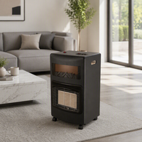 Chauffage radiant au propane économique LUOQI, directement de l'usine, avec écran de protection, chauffage mobile au gaz, appareil résidentiel d'intérieur