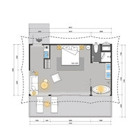 Tentes de camping de luxe prêtes à l'emploi, directement des fabricants – Modules préfabriqués pour hôtels de glamping, maisons conteneurs spacieuses, confortables et modernes