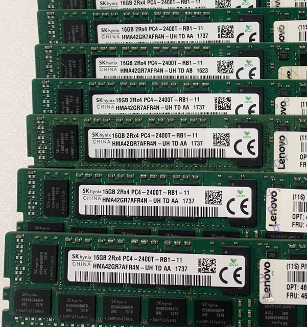 SK hynix 16GB 16G 1Rx4 PC4-2400T-RC2-11 DDR4 2400MHz Server Memory Module RC2