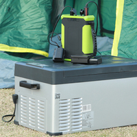 Bloc d'alimentation portable 96000mah 300wh Batterie Lifepo4 24V 12V PD 60W Banque d'alimentation de camping en plein air pour réfrigérateur Pêche Ordinateur portable Radio