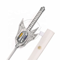 Réplique d'arme de Weiss Schnee de RWBY, Myrtenaster, rapier, entièrement en métal, épée d'anime fantastique