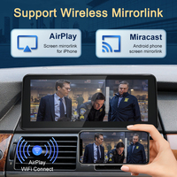 STWEI Reproductor Multimedia para Auto de 10.25 Pulgadas para X5 E70 X6 E71 CIC Linux, Unidad Principal con CarPlay Inalámbrico, Android, Bluetooth, GPS y Navegación