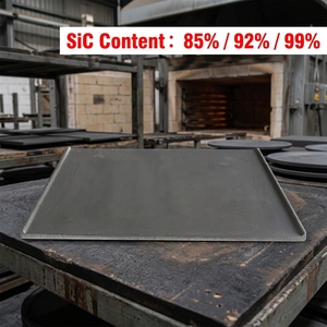 แผ่นวางเตาเผาซิลิคอนคาร์ไบด์สำหรับงานหนัก CCS>90MPa สำหรับการอบชุบโลหะ - ทนต่อการสึกหรอและมีอายุการใช้งานยาวนาน - Product Image 1