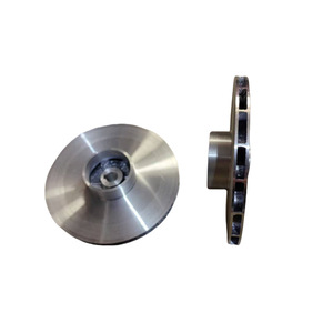 Impulsor de Aluminio con Aspas Espirales Cerradas de 4 Hojas con Acabado Pulido para Accesorios de Bomba de Agua - Product Image 1