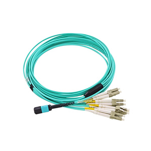 최고 품질의 MPO to LC 하네스 케이블 싱글 모드 파이버 MPO 팬 아웃 점퍼 플레넘 (OFNP) 0.35dB 최대 - Product Image 3