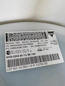 VISHAY Original Brand New <span class=keywords><strong>MMA0204</strong></span> SMM 0204-50 50PPM 1% 1206MELF Résistance de plaquette cylindrique à montage en surface - Product Image 2