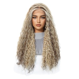 <span class=keywords><strong>Peluca</strong></span> Europe United Afro Pequeño Rizado 13*4 con Flequillo Mate, Fibra de Alta Temperatura, Natural, Transpirable, Se Puede Teñir, Doméstica - Product Image 3