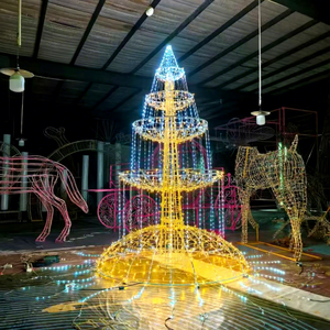 Giant Illuminated Christmas Fountain Display Light for Outdoor Events and Holiday Attraction Projects - Product Image 1