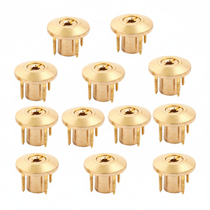 แผ่นดิสก์สมอเรือทำจากไม้ทองเหลืองมีความแม่นยำตามสั่งฝาครอบนิรภัยสำหรับสระว่ายน้ำทำจากอลูมิเนียมเคลือบผง - Product Image 1