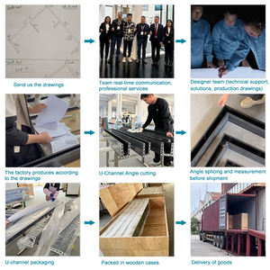 Projet <span class=keywords><strong>de</strong></span> villa en <span class=keywords><strong>bord</strong></span> <span class=keywords><strong>de</strong></span> <span class=keywords><strong>mer</strong></span>, garde-corps en verre avec <span class=keywords><strong>éclairage</strong></span> LED, balcon, patio, toit, terrasse <span class=keywords><strong>de</strong></span> piscine, balustrade en aluminium, canal en U, main courante LED - Product Image 6