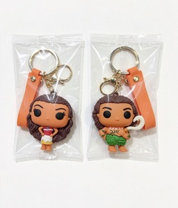 Venta al por mayor 3D película animada Moana's llaveros exquisitos 3D regalo colgantes goma Anime llavero Accesorios - Product Image 6