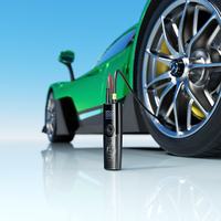 Compresseur d'air portable avec arrêt automatique, manomètre numérique, pour gonflage des pneus de moto, voiture et vélo électrique