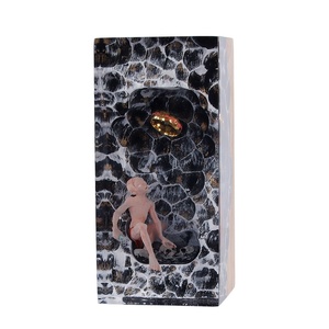 <span class=keywords><strong>Seigneur</strong></span> <span class=keywords><strong>des</strong></span> <span class=keywords><strong>Anneaux</strong></span> Gollum, décoration de bureau rectangulaire en résine de style européen, souvenir, cadeau - Product Image 5