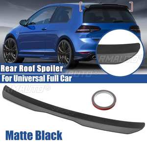 Alerón trasero universal de 99 cm para techo, tiras decorativas de ABS en negro mate, compatible con coches hatchback, para BMW, Subaru, Lexus - Product Image 1