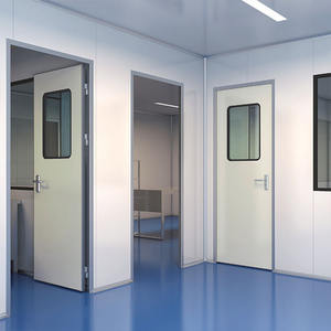 Puerta de Acero Inoxidable de Alta Calidad Personalizada para Quirófano, Sala Limpia, Puerta Única para Cuarto Limpio - Product Image 3