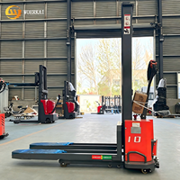 Chariot élévateur à fourches hydraulique arrière électrique portable 1T certifié ISO 9001, monté sur camion, pour la logistique – Vente directe usine