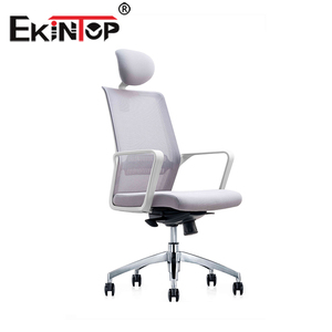 Fauteuil de bureau ergonomique pivotant en maille pour visiteurs et cadres, avec accoudoirs fixes et soutien lombaire, idéal pour salles de réunion - Vente en gros - Product Image 5