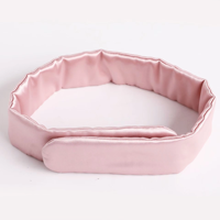 Fascia per Capelli in Pura Seta di Gelso 22 Momme con Logo Personalizzato, Regolabile, Anti-Crespo, per Donne, Spa, Cura della Pelle e Sonno