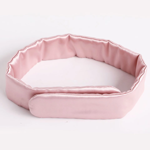 Bandeau de Nuit en Soie de Mûrier Pure 22 Momme avec Logo Personnalisé, Réglable, Anti-Frisottis, pour Femmes, Spa, Soins de la Peau - Product Image 2