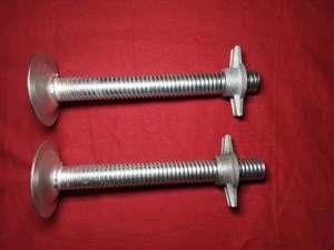 Pata de Varilla Roscada Ajustable en Altura con Base de Acero, Soporte de Nivelación Hueco para Plataforma de Escenario Portátil y Estructuras de Truss para Eventos - Product Image 6