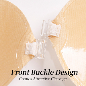 Mango Push-up BH Front verschluss Selbst klebender Silikon Unsichtbarer BH Nahtloser träger loser rücken freier BH Drahtlose Dessous - Product Image 4