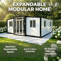 Maison conteneur pliable extensible standard européenne, moderne, préfabriquée, insonorisée, avec panneaux sandwich, portable et mobile