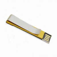 Clé USB personnalisée avec logo, design clip, 8 Go, 16 Go, 32 Go, durable, cadeau promotionnel pour le personnel de bureau et les cadeaux d'entreprise