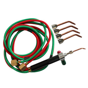 Antorcha de soldadura de oxígeno, acetileno y propano, cable de 3 m, cabezal angular para soldar y cortar metales y joyería - Product Image 1