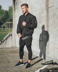 Custom Logo Fitness Blank 2 in 1 Mens Workout Track <strong>Jogger</strong> Pants With Inner Pocket Running Double Layer Training Gym Pants - Product Image 3