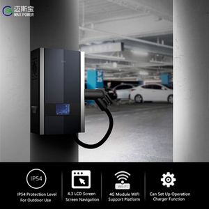 Precio de fábrica AC Carga Pila Caja de pared Cargador EV Caja de metal eléctrica Caja de estación de carga EV - Product Image 5
