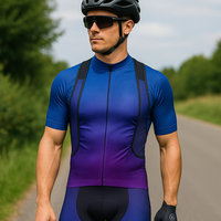 Seragam Balap Sepeda Anti-Slip Grosir Pro Team, Jersey Unisex Penyerap Keringat, Jersey Sepeda Lengan Panjang Custom, Jersey Sepeda Pria Custom