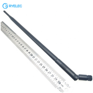 Antenne WiFi 2,4 GHz longue et fine de 385 mm pour routeur, avec connecteur RP mâle, vente en gros d'usine - Product Image 2