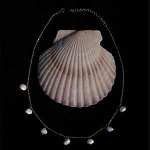 Collar de Perlas de Agua Dulce Barrocas Naturales Románticas para Primavera Verano, Estilo Lolita de las Calles de París, Elegante y Único - Product Image 4